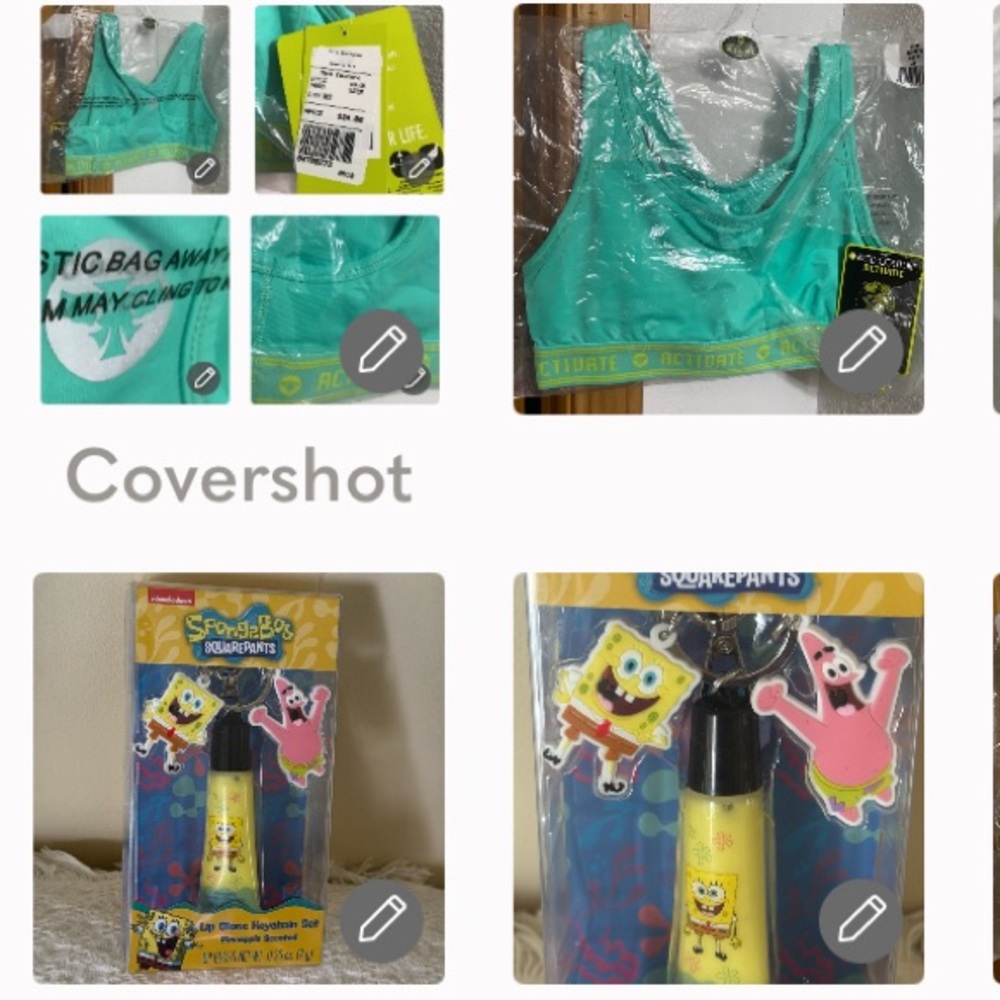 Med Couture Activate swim/bra teal/🍋 XS+sponge bob💋💄